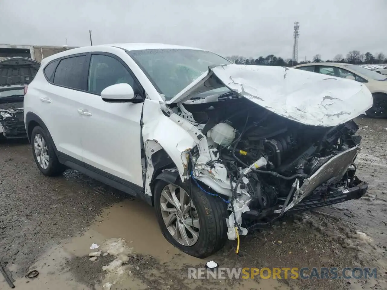 4 fotografías del automóvil dañado KM8J23A48KU888649 HYUNDAI TUCSON 2019