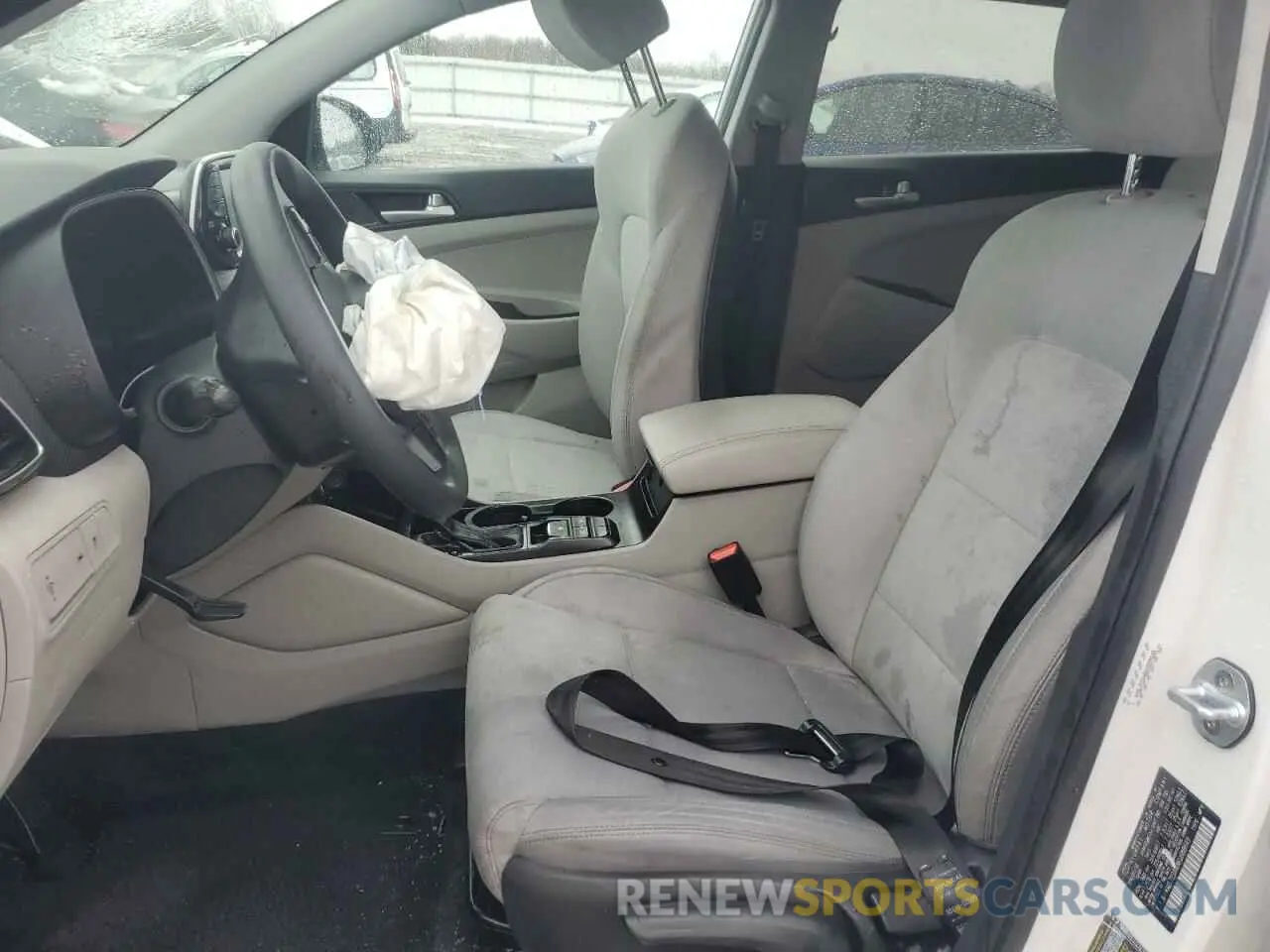 7 fotografías del automóvil dañado KM8J23A48KU888649 HYUNDAI TUCSON 2019