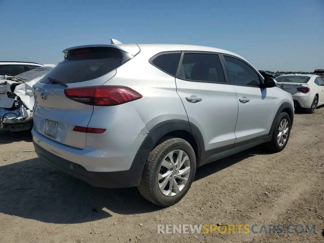 3 fotografías del automóvil dañado KM8J23A48KU898873 HYUNDAI TUCSON 2019