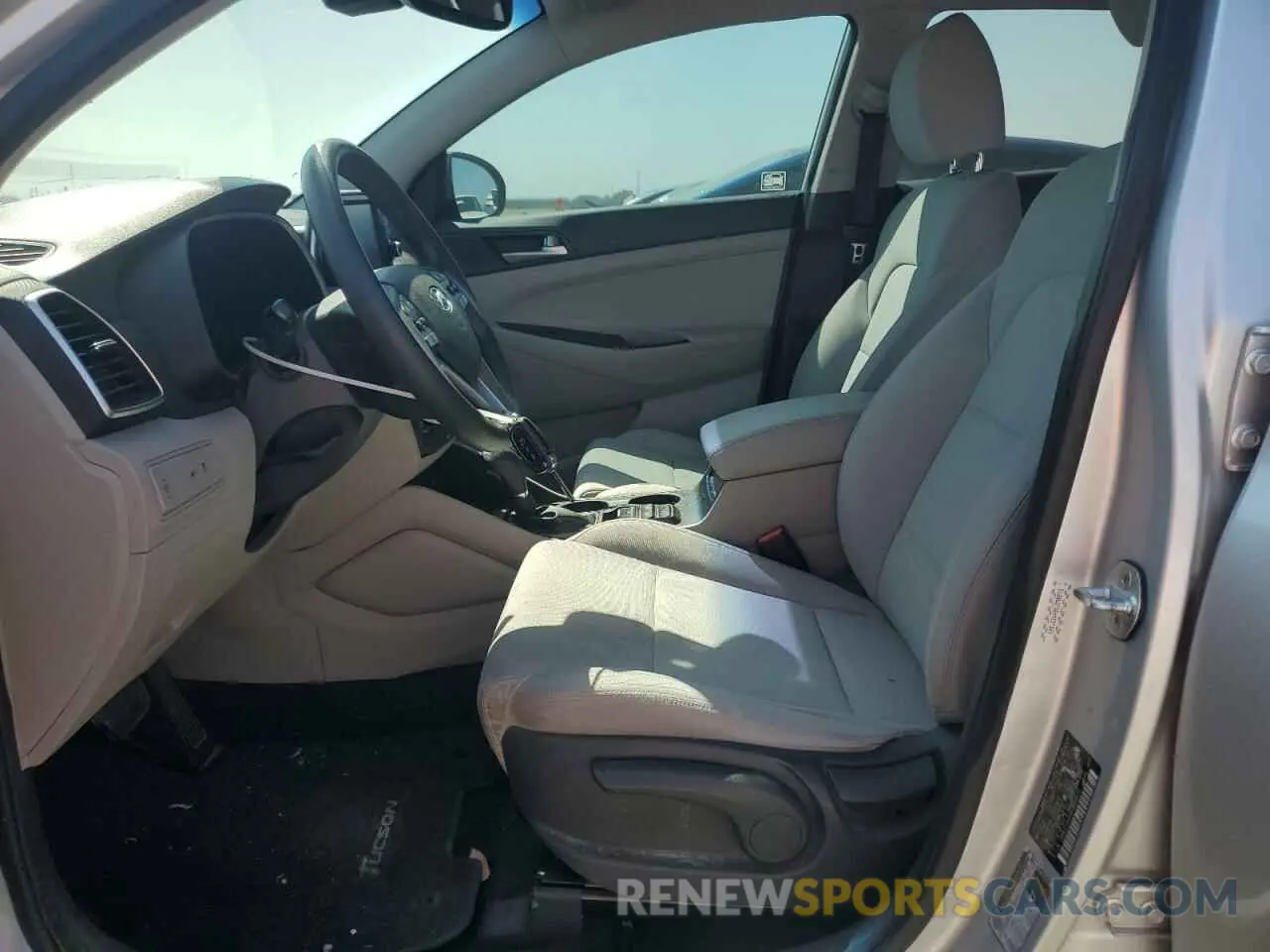 7 fotografías del automóvil dañado KM8J23A48KU898873 HYUNDAI TUCSON 2019