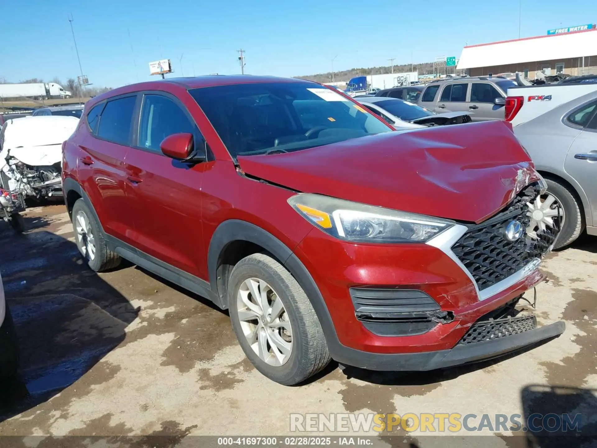 1 fotografías del automóvil dañado KM8J23A48KU924615 HYUNDAI TUCSON 2019