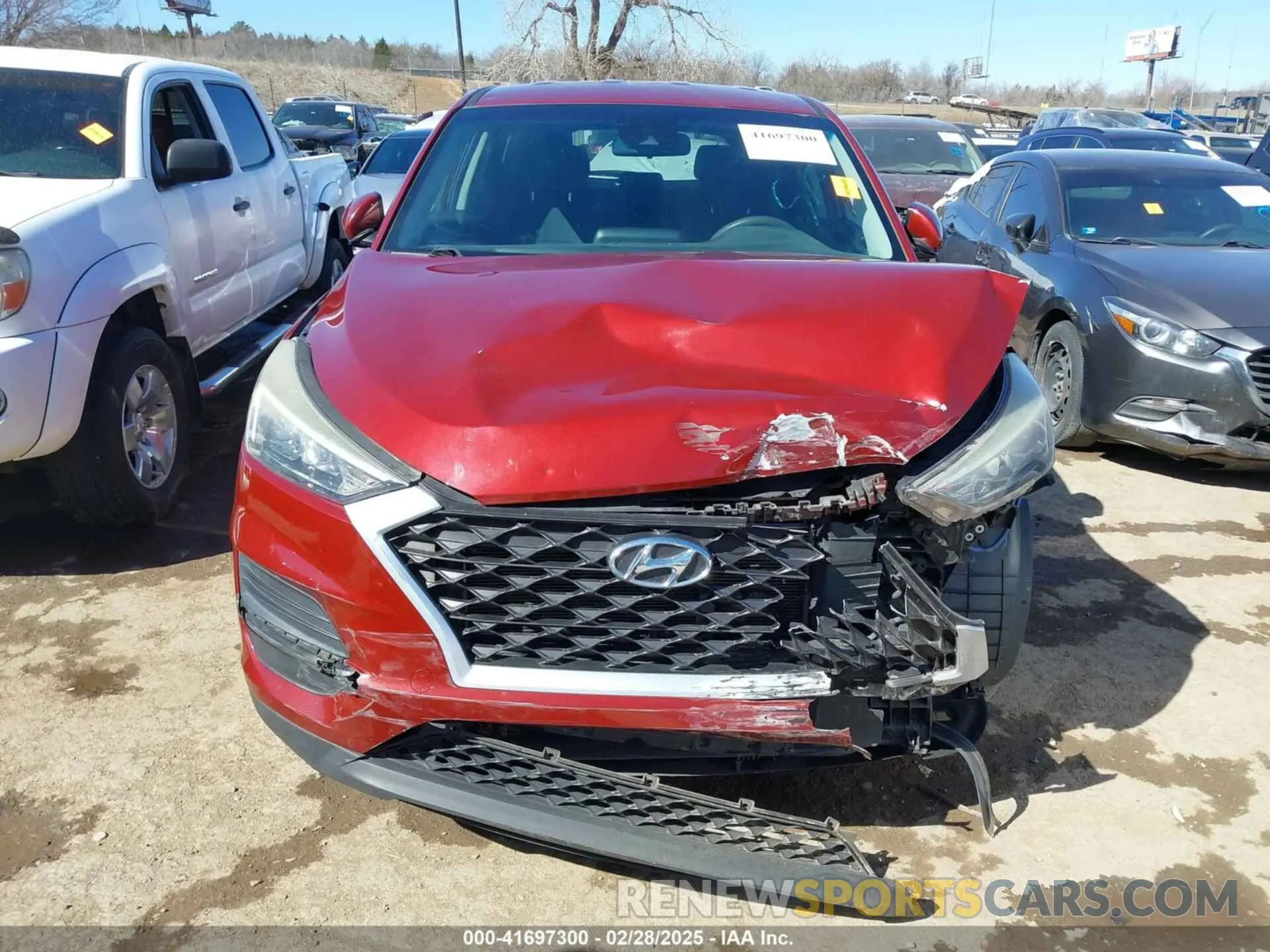 13 fotografías del automóvil dañado KM8J23A48KU924615 HYUNDAI TUCSON 2019