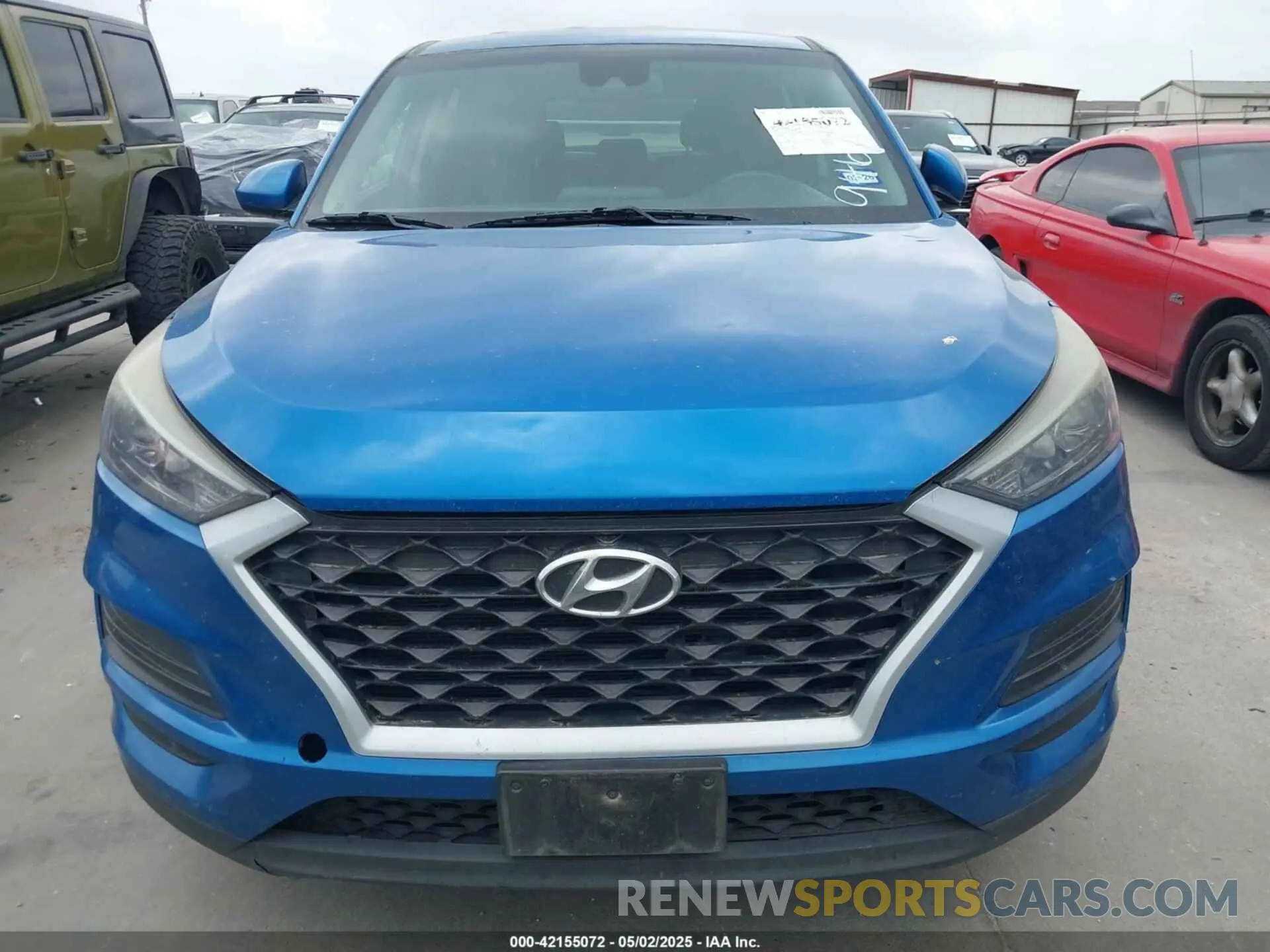 11 fotografías del automóvil dañado KM8J23A48KU946761 HYUNDAI TUCSON 2019