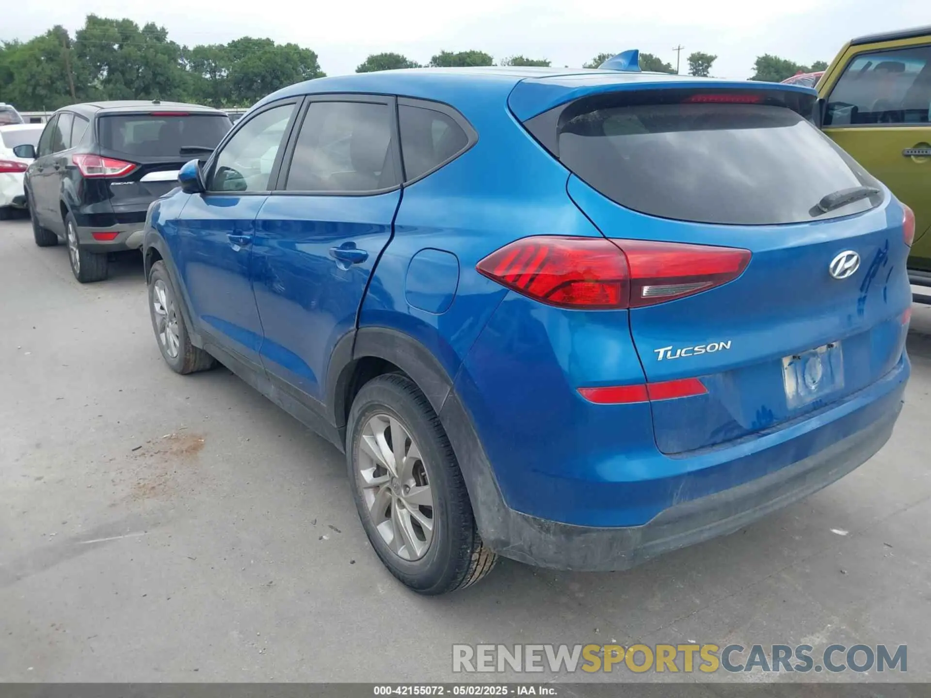 3 fotografías del automóvil dañado KM8J23A48KU946761 HYUNDAI TUCSON 2019