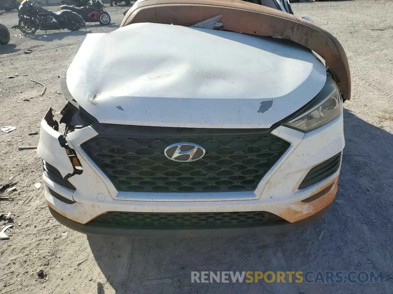 13 fotografías del automóvil dañado KM8J23A48KU983003 HYUNDAI TUCSON 2019