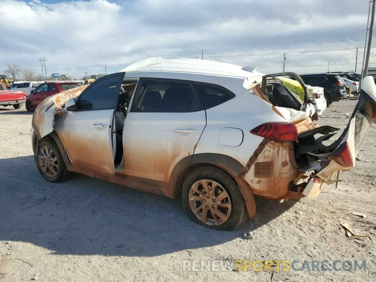 2 fotografías del automóvil dañado KM8J23A48KU983003 HYUNDAI TUCSON 2019