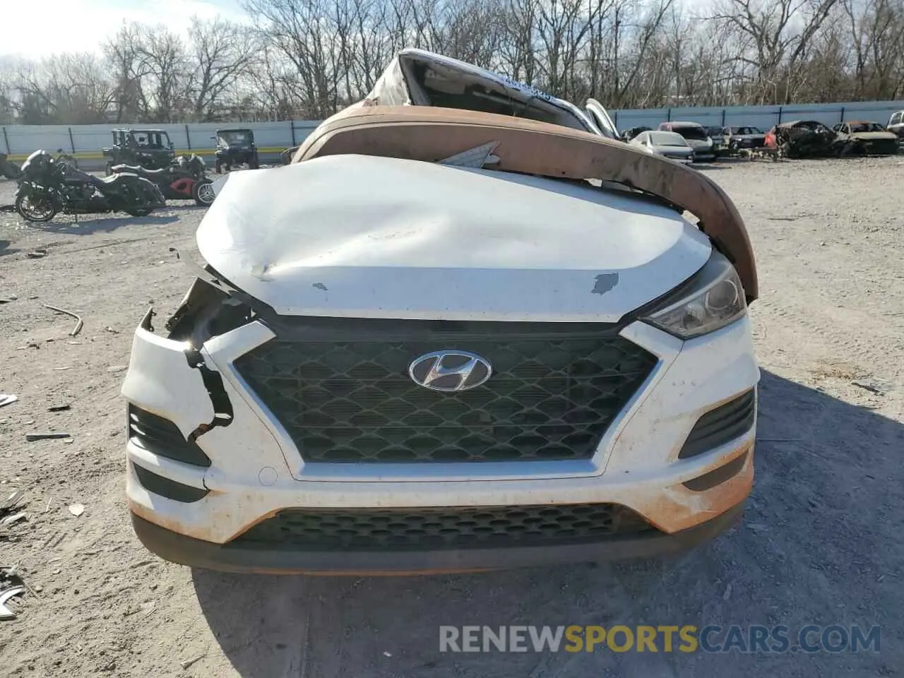 5 fotografías del automóvil dañado KM8J23A48KU983003 HYUNDAI TUCSON 2019