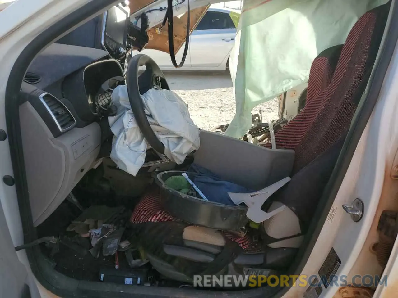 7 fotografías del automóvil dañado KM8J23A48KU983003 HYUNDAI TUCSON 2019