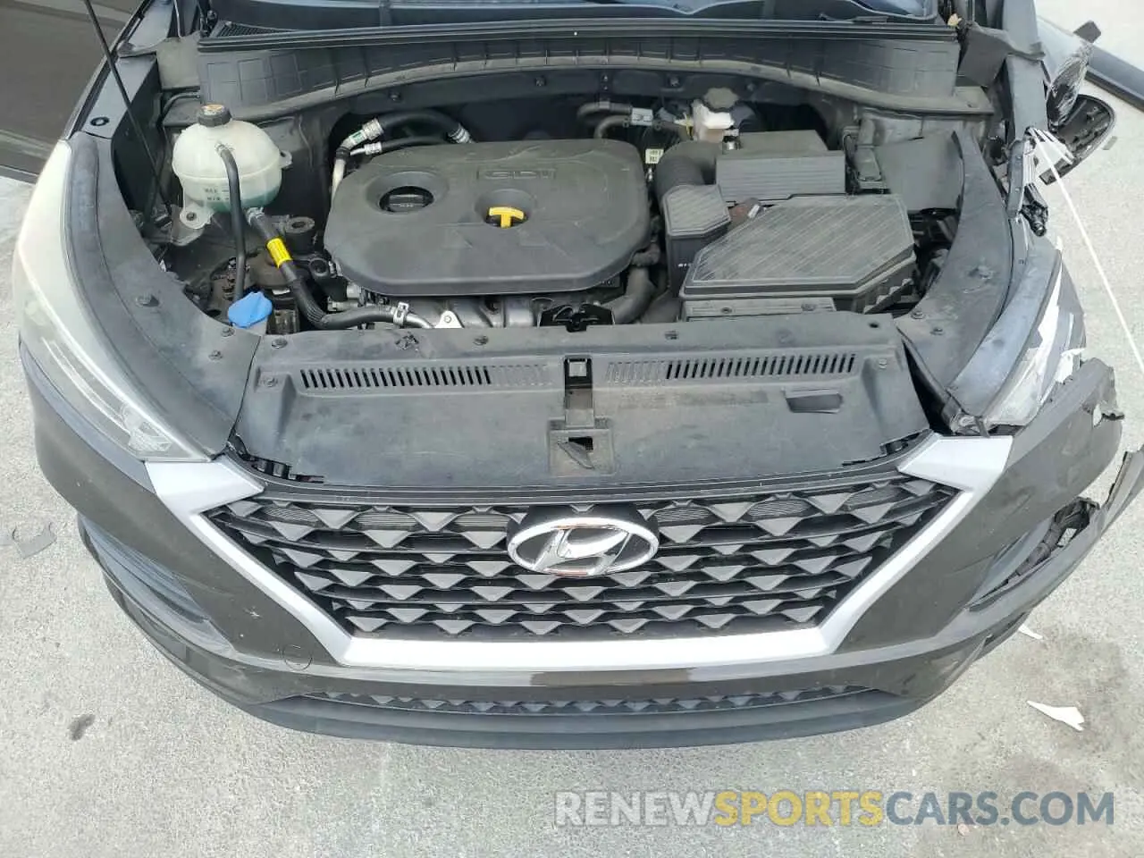 12 fotografías del automóvil dañado KM8J23A49KU008364 HYUNDAI TUCSON 2019