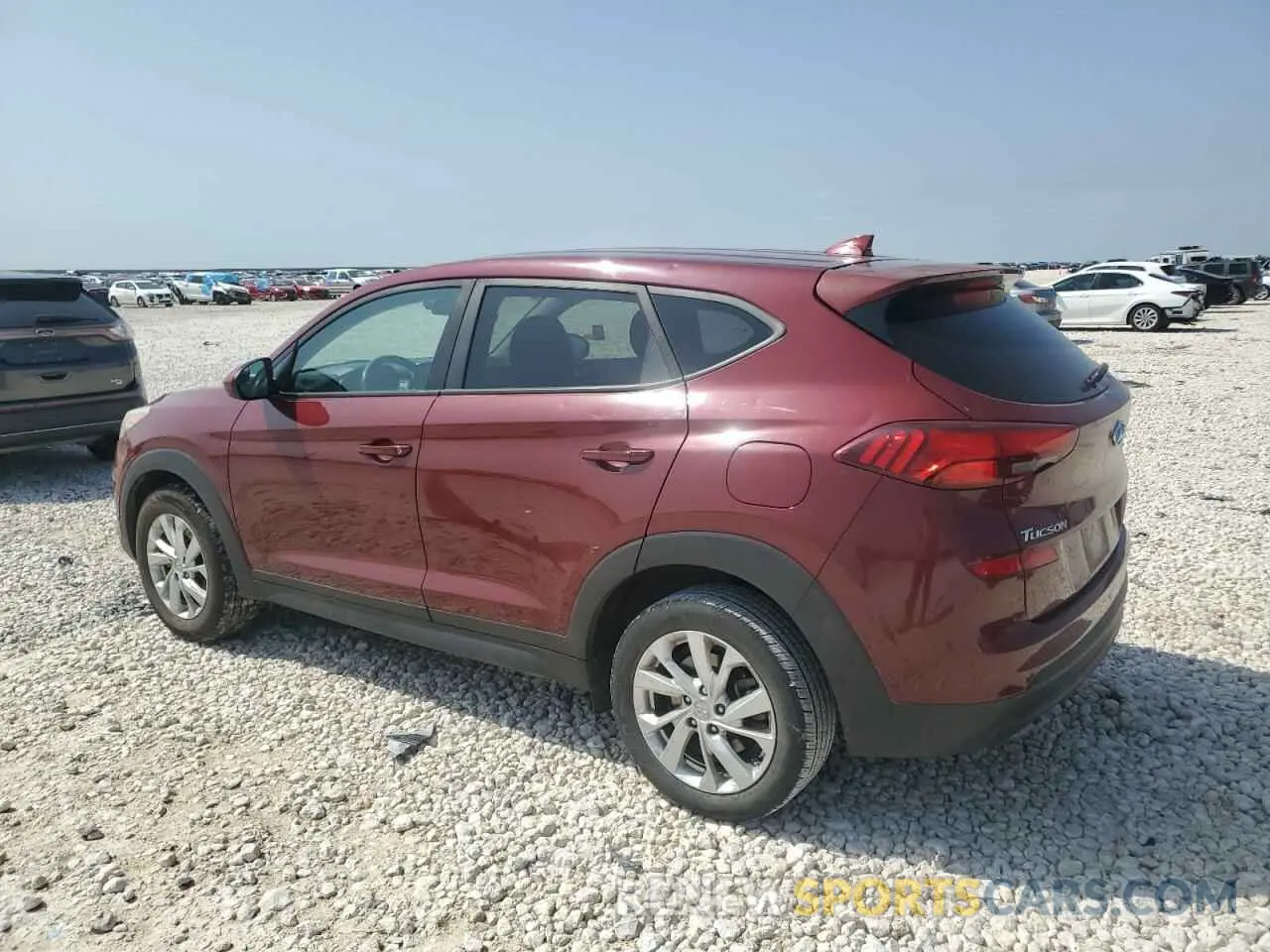 2 fotografías del automóvil dañado KM8J23A49KU923120 HYUNDAI TUCSON 2019