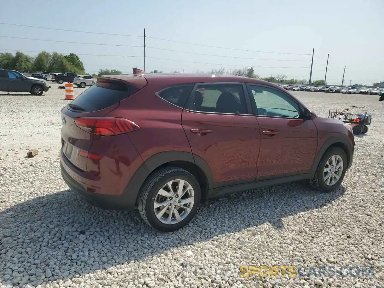 3 fotografías del automóvil dañado KM8J23A49KU923120 HYUNDAI TUCSON 2019