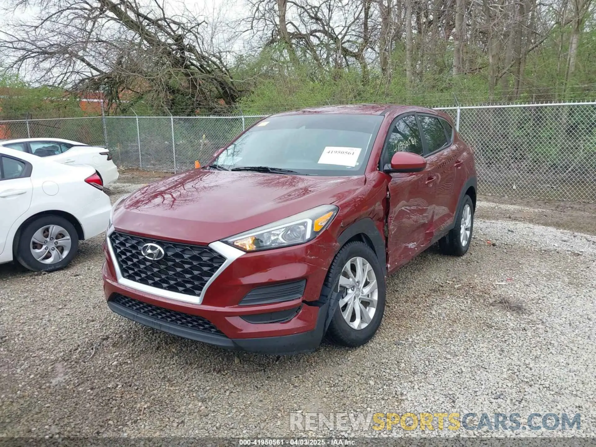 2 fotografías del automóvil dañado KM8J23A49KU986038 HYUNDAI TUCSON 2019
