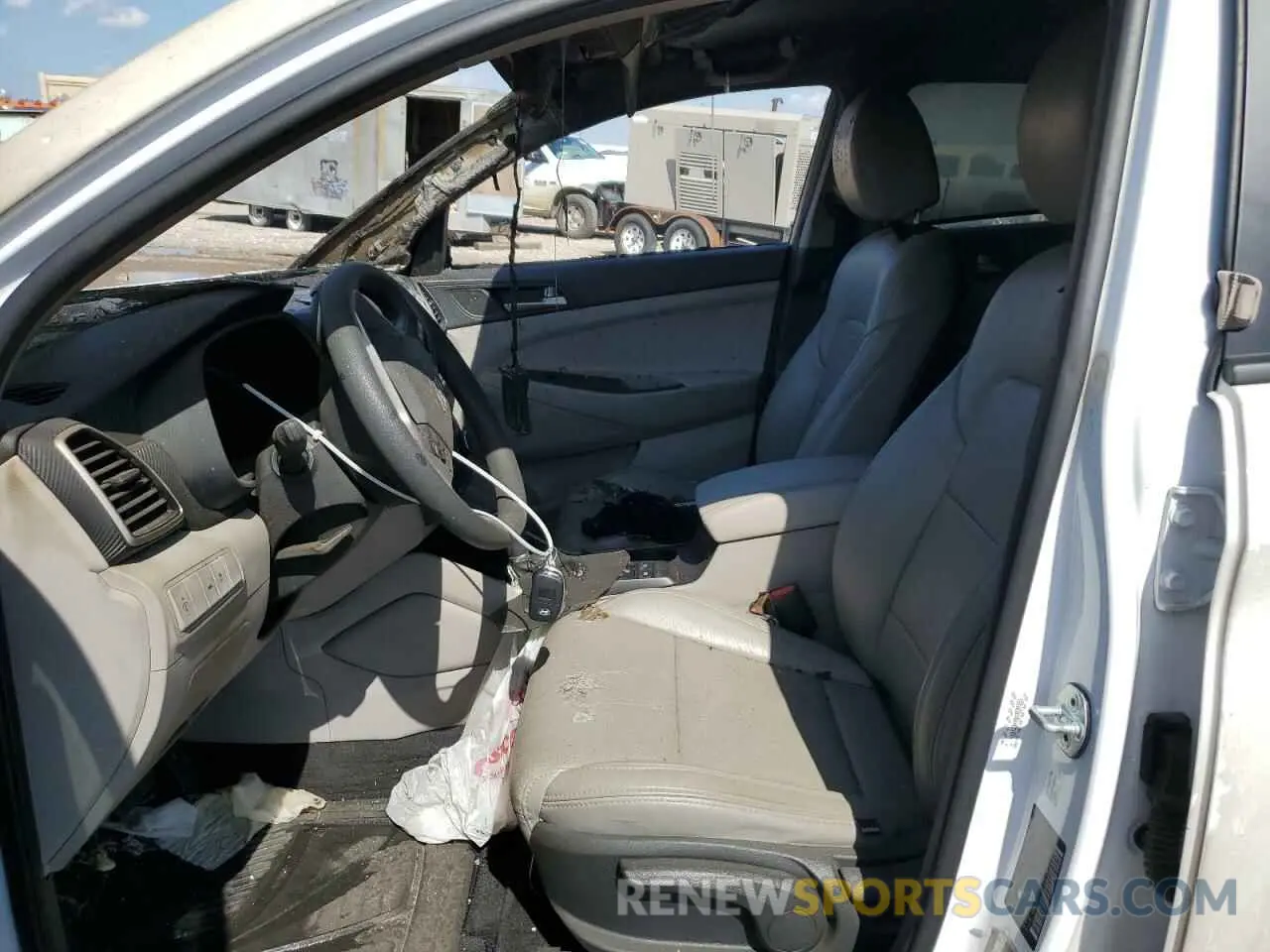 7 fotografías del automóvil dañado KM8J23A49KU997525 HYUNDAI TUCSON 2019