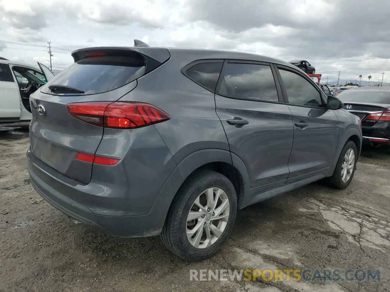 3 fotografías del automóvil dañado KM8J23A4XKU991006 HYUNDAI TUCSON 2019