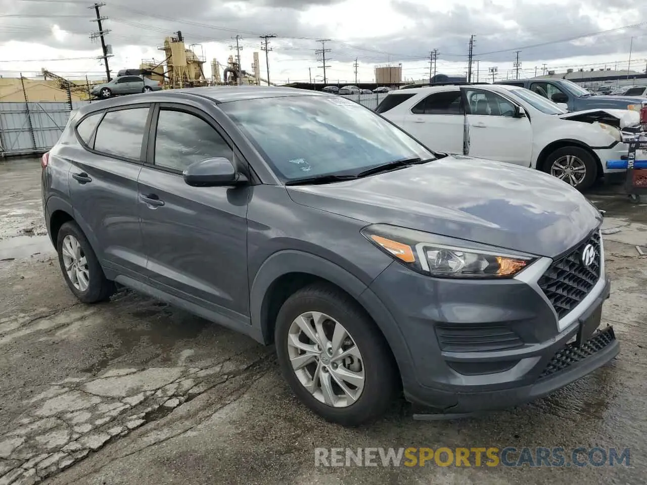 4 fotografías del automóvil dañado KM8J23A4XKU991006 HYUNDAI TUCSON 2019