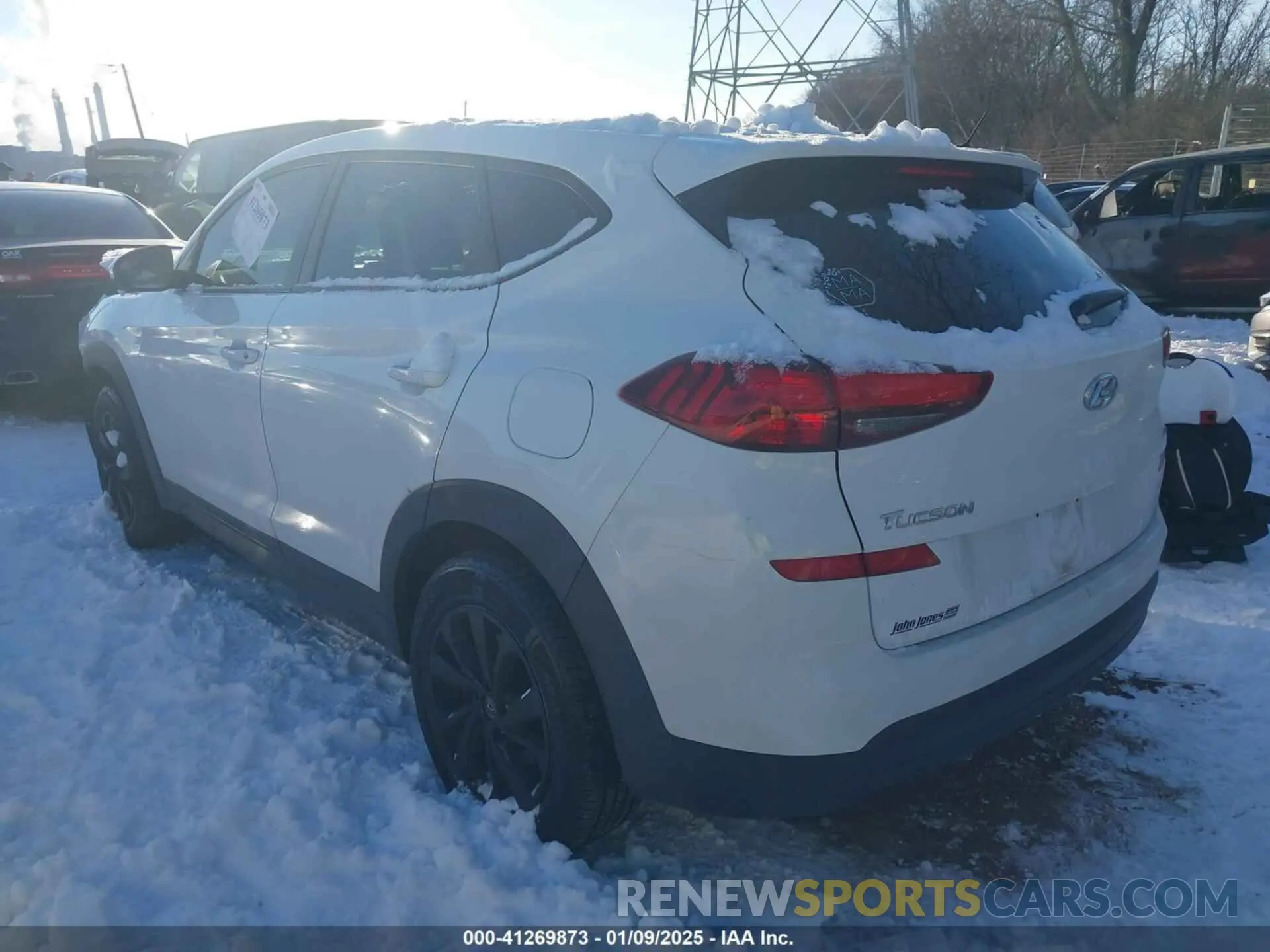 3 fotografías del automóvil dañado KM8J2CA40KU852986 HYUNDAI TUCSON 2019