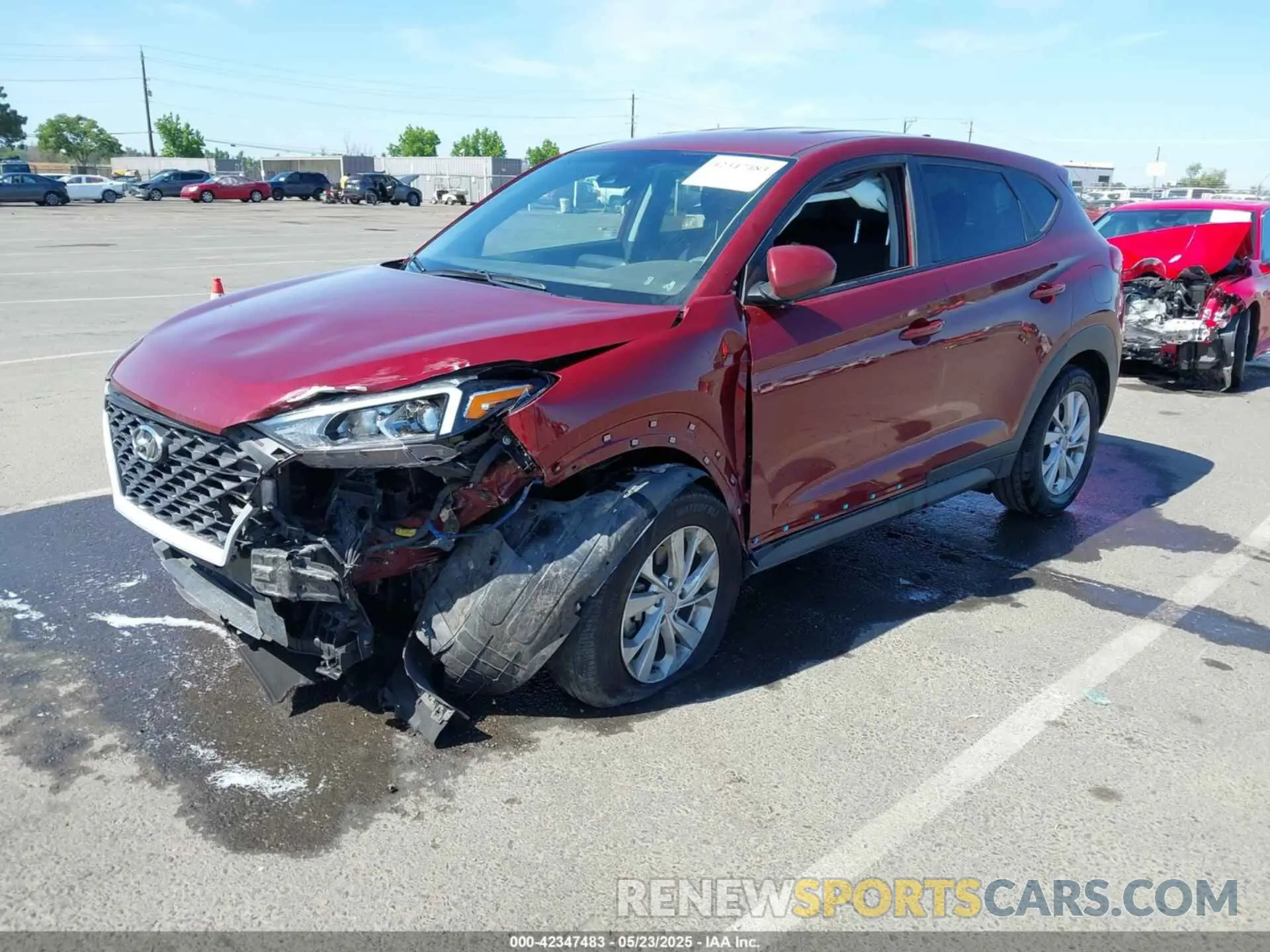 2 fotografías del automóvil dañado KM8J2CA41KU914007 HYUNDAI TUCSON 2019