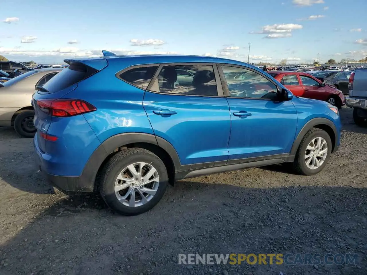 3 fotografías del automóvil dañado KM8J2CA41KU917585 HYUNDAI TUCSON 2019