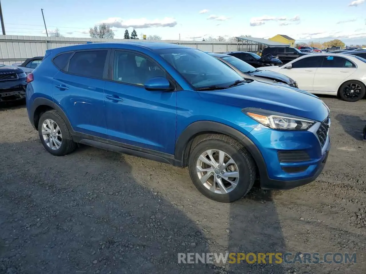 4 fotografías del automóvil dañado KM8J2CA41KU917585 HYUNDAI TUCSON 2019