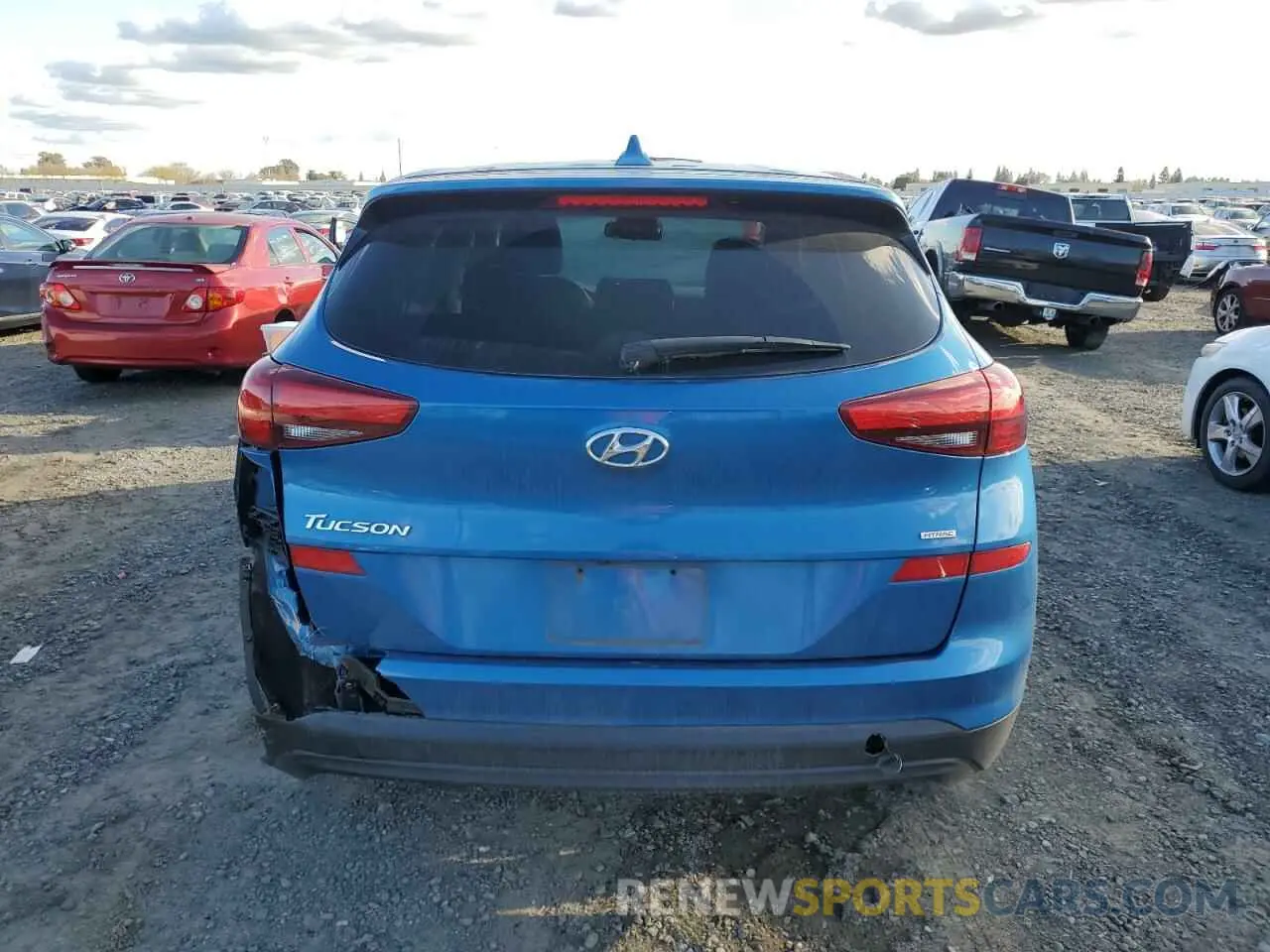 6 fotografías del automóvil dañado KM8J2CA41KU917585 HYUNDAI TUCSON 2019
