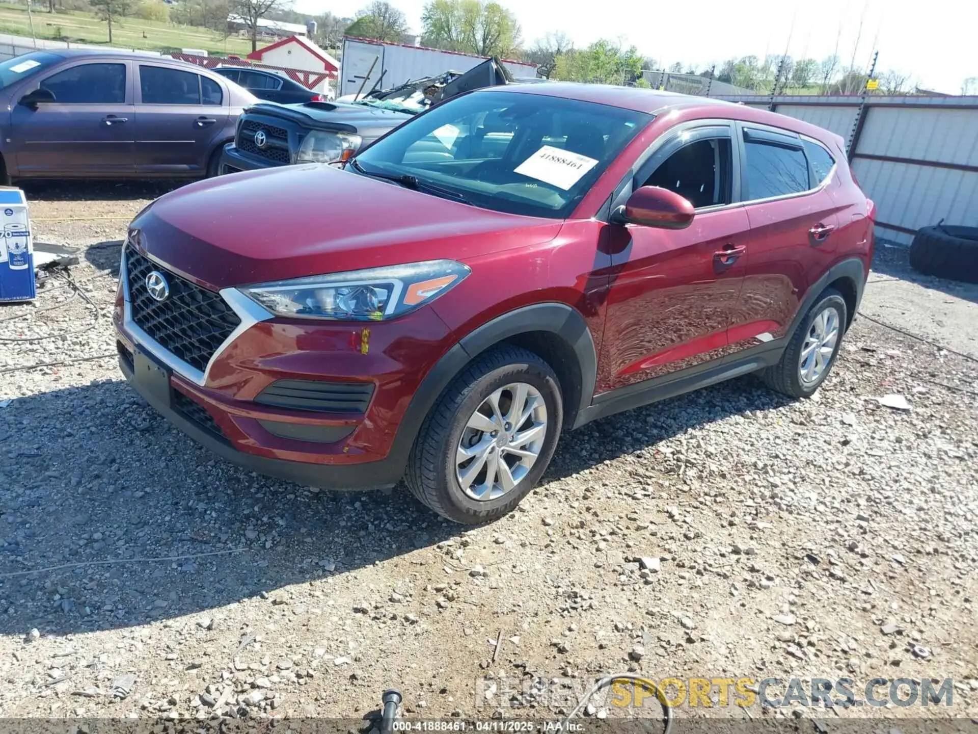 2 fotografías del automóvil dañado KM8J2CA41KU926156 HYUNDAI TUCSON 2019