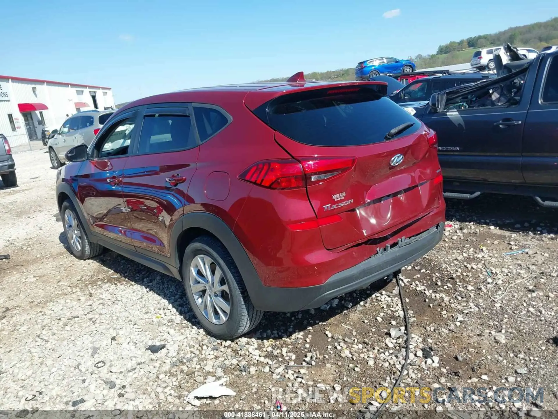 3 fotografías del automóvil dañado KM8J2CA41KU926156 HYUNDAI TUCSON 2019