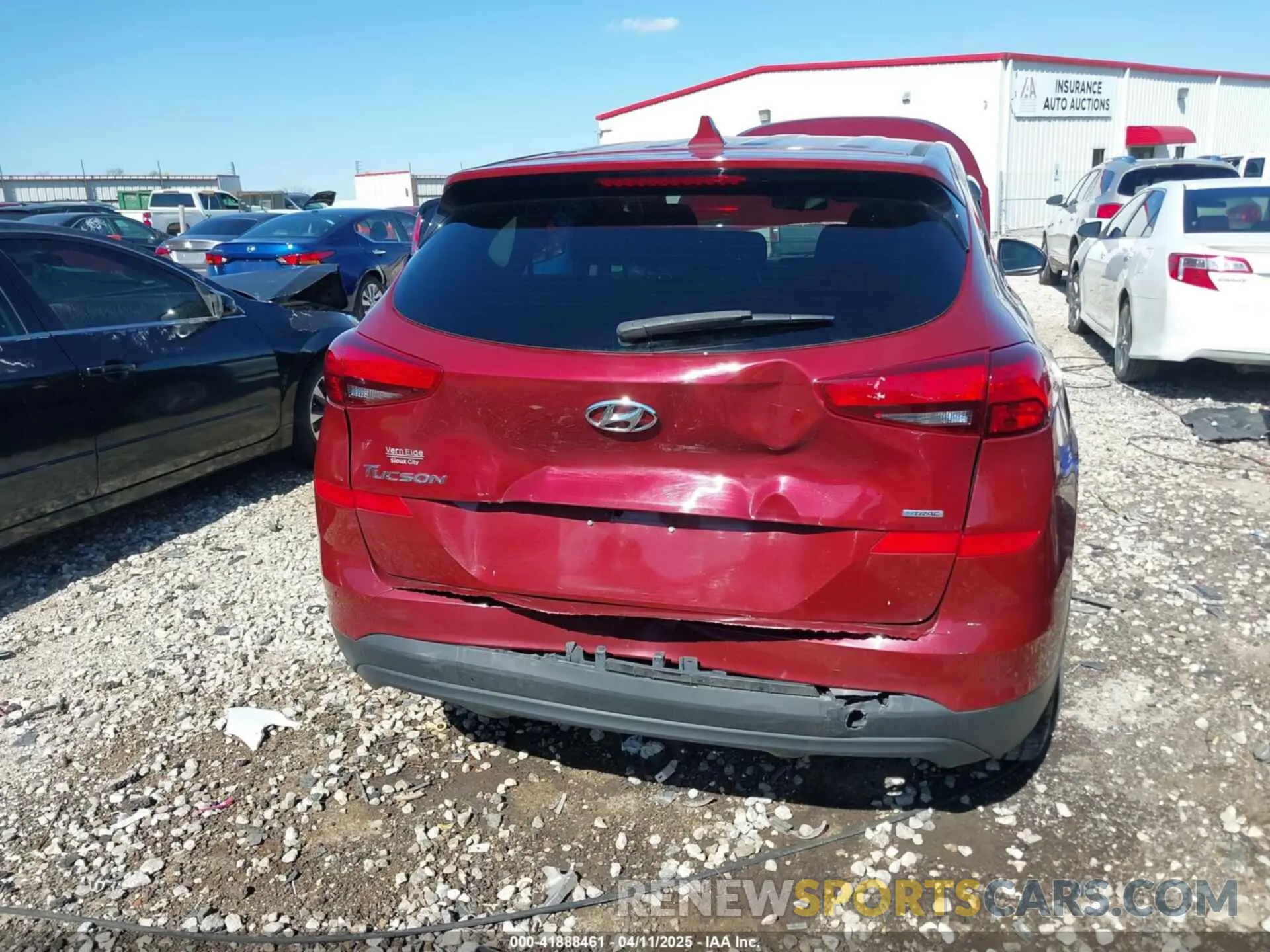 6 fotografías del automóvil dañado KM8J2CA41KU926156 HYUNDAI TUCSON 2019