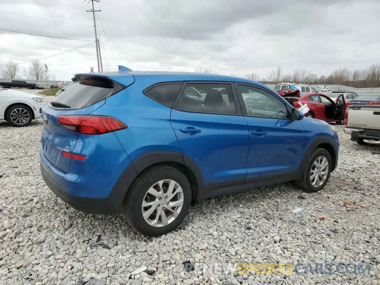 3 fotografías del automóvil dañado KM8J2CA41KU942213 HYUNDAI TUCSON 2019