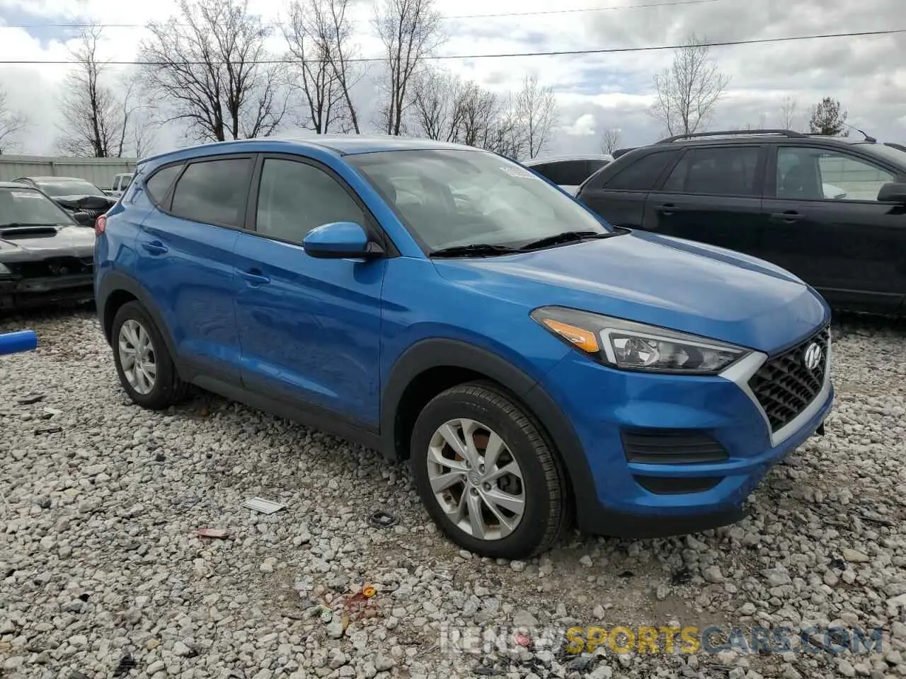 4 fotografías del automóvil dañado KM8J2CA41KU942213 HYUNDAI TUCSON 2019