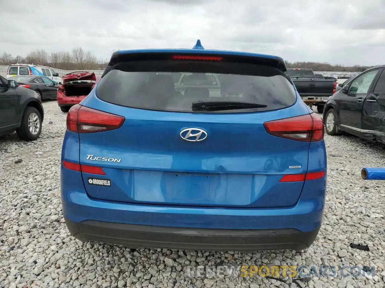 6 fotografías del automóvil dañado KM8J2CA41KU942213 HYUNDAI TUCSON 2019