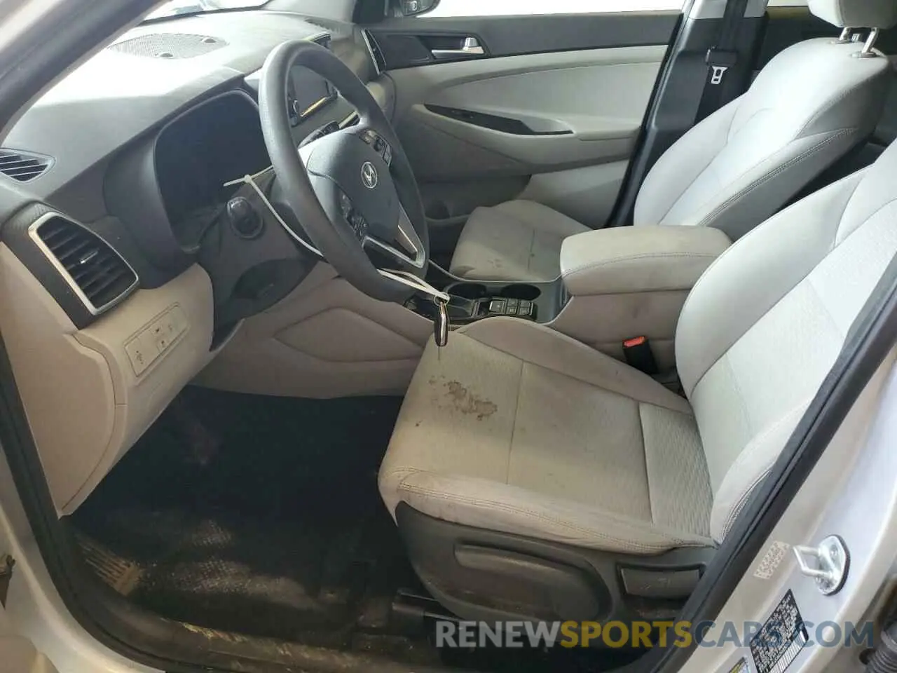 7 fotografías del automóvil dañado KM8J2CA42KU858658 HYUNDAI TUCSON 2019