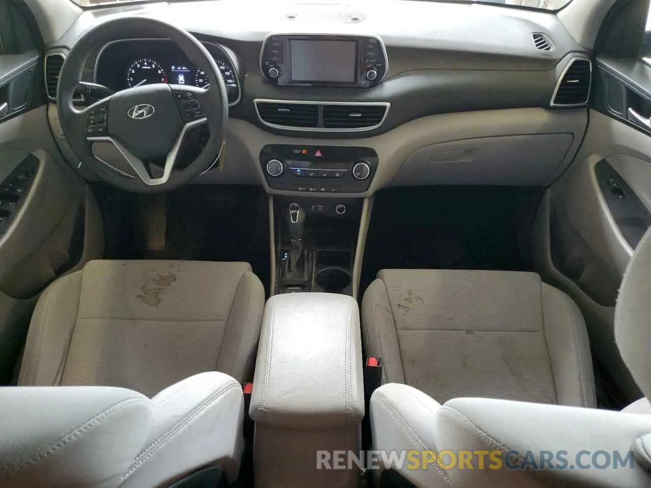 8 fotografías del automóvil dañado KM8J2CA42KU858658 HYUNDAI TUCSON 2019