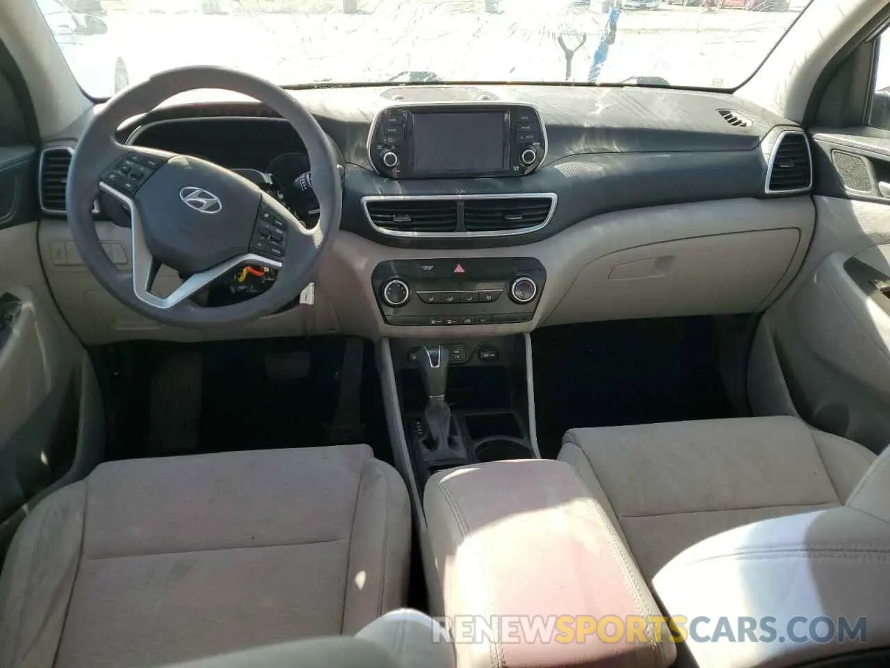 8 fotografías del automóvil dañado KM8J2CA42KU897671 HYUNDAI TUCSON 2019