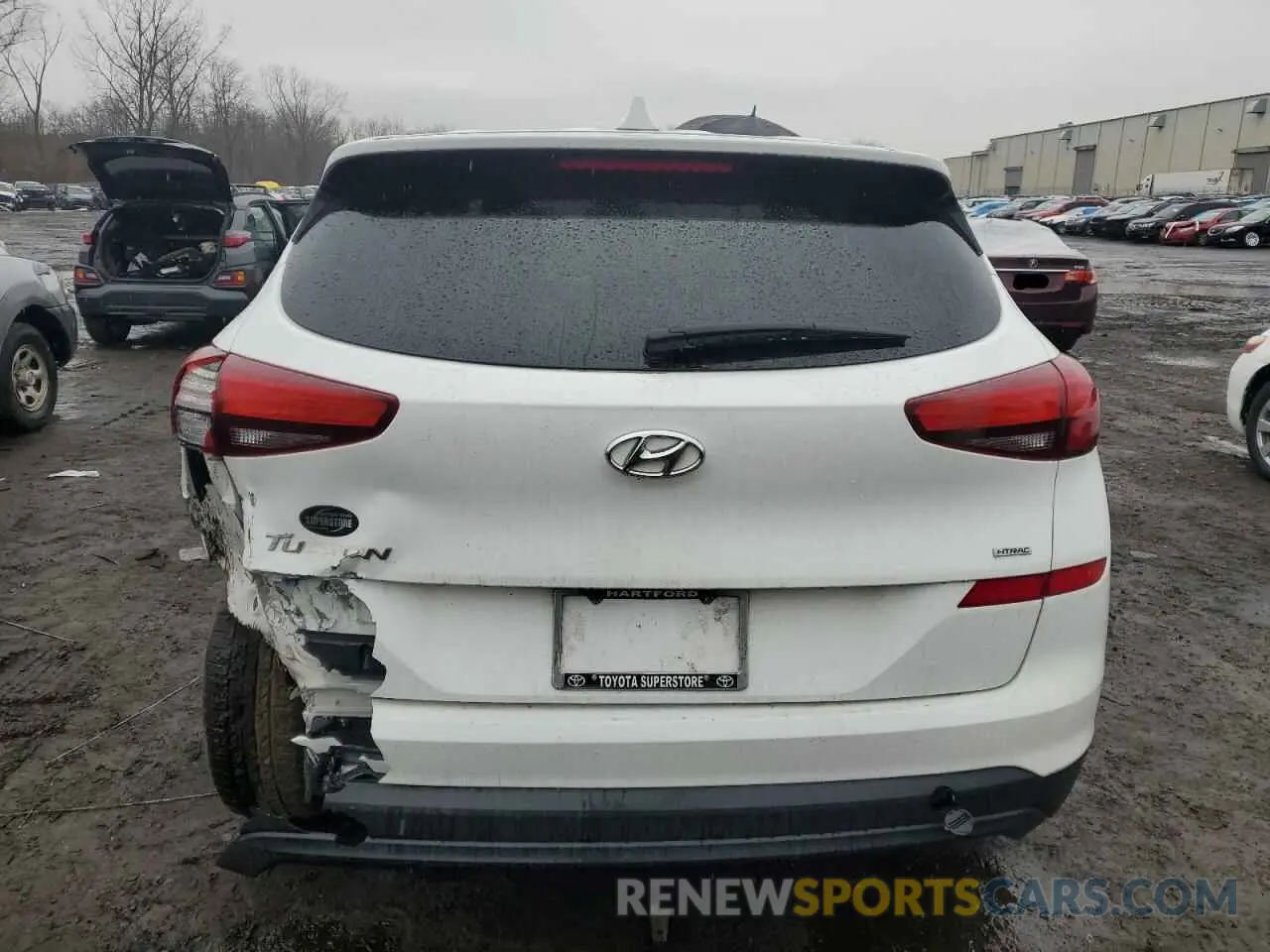 6 fotografías del automóvil dañado KM8J2CA42KU918843 HYUNDAI TUCSON 2019