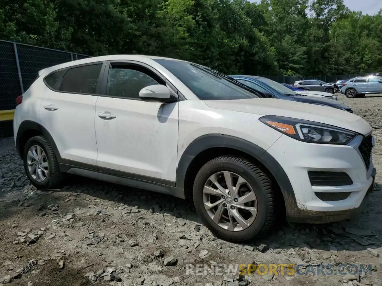4 fotografías del automóvil dañado KM8J2CA43KU838466 HYUNDAI TUCSON 2019