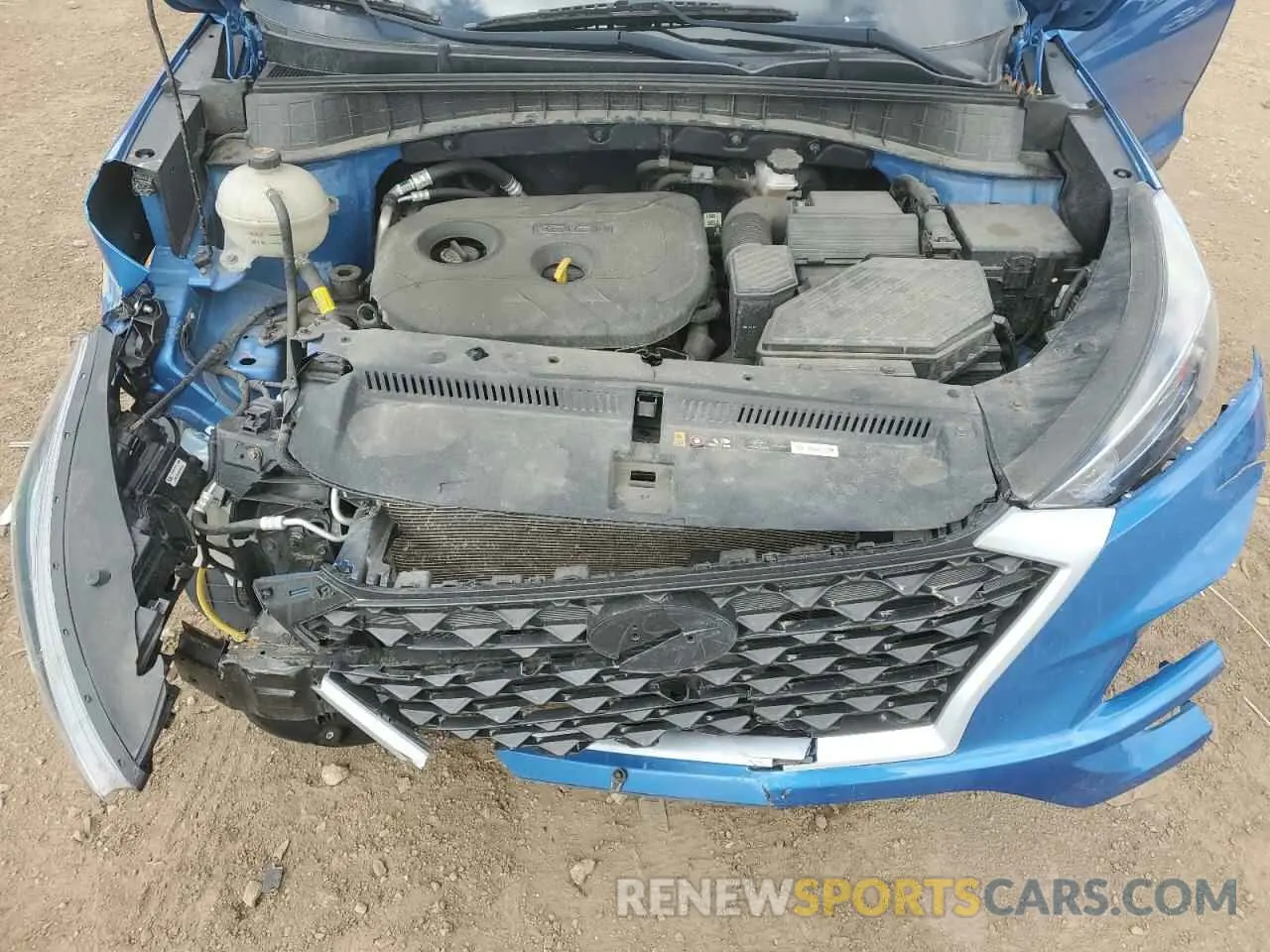 12 fotografías del automóvil dañado KM8J2CA43KU942360 HYUNDAI TUCSON 2019