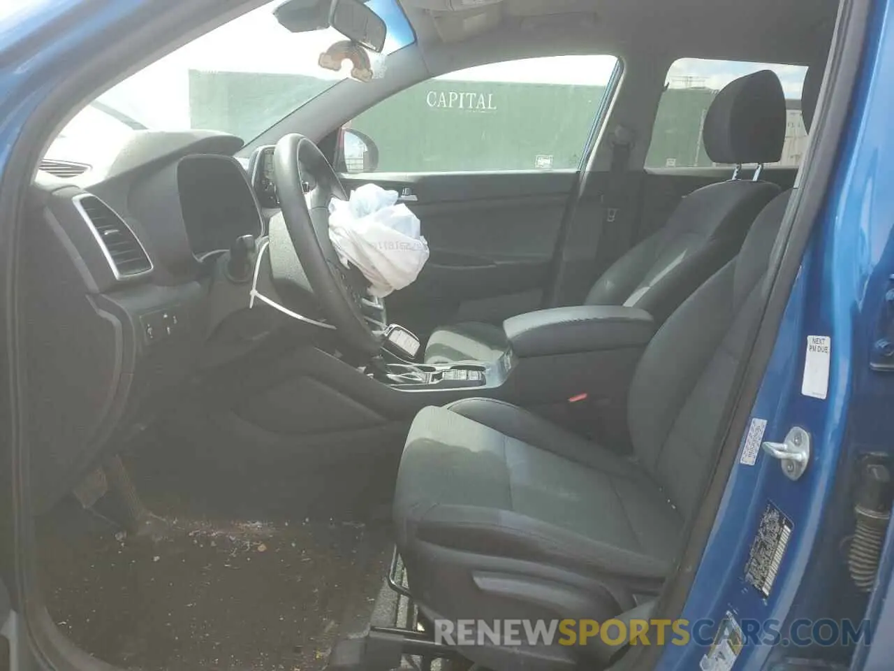 7 fotografías del automóvil dañado KM8J2CA43KU942360 HYUNDAI TUCSON 2019