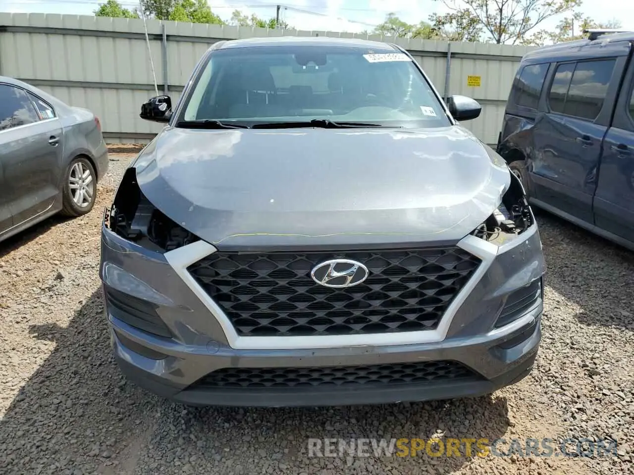 5 fotografías del automóvil dañado KM8J2CA43KU960387 HYUNDAI TUCSON 2019