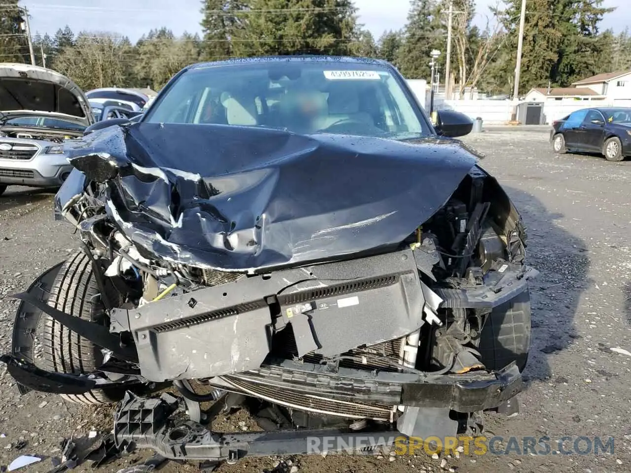 5 fotografías del automóvil dañado KM8J2CA44KU056788 HYUNDAI TUCSON 2019