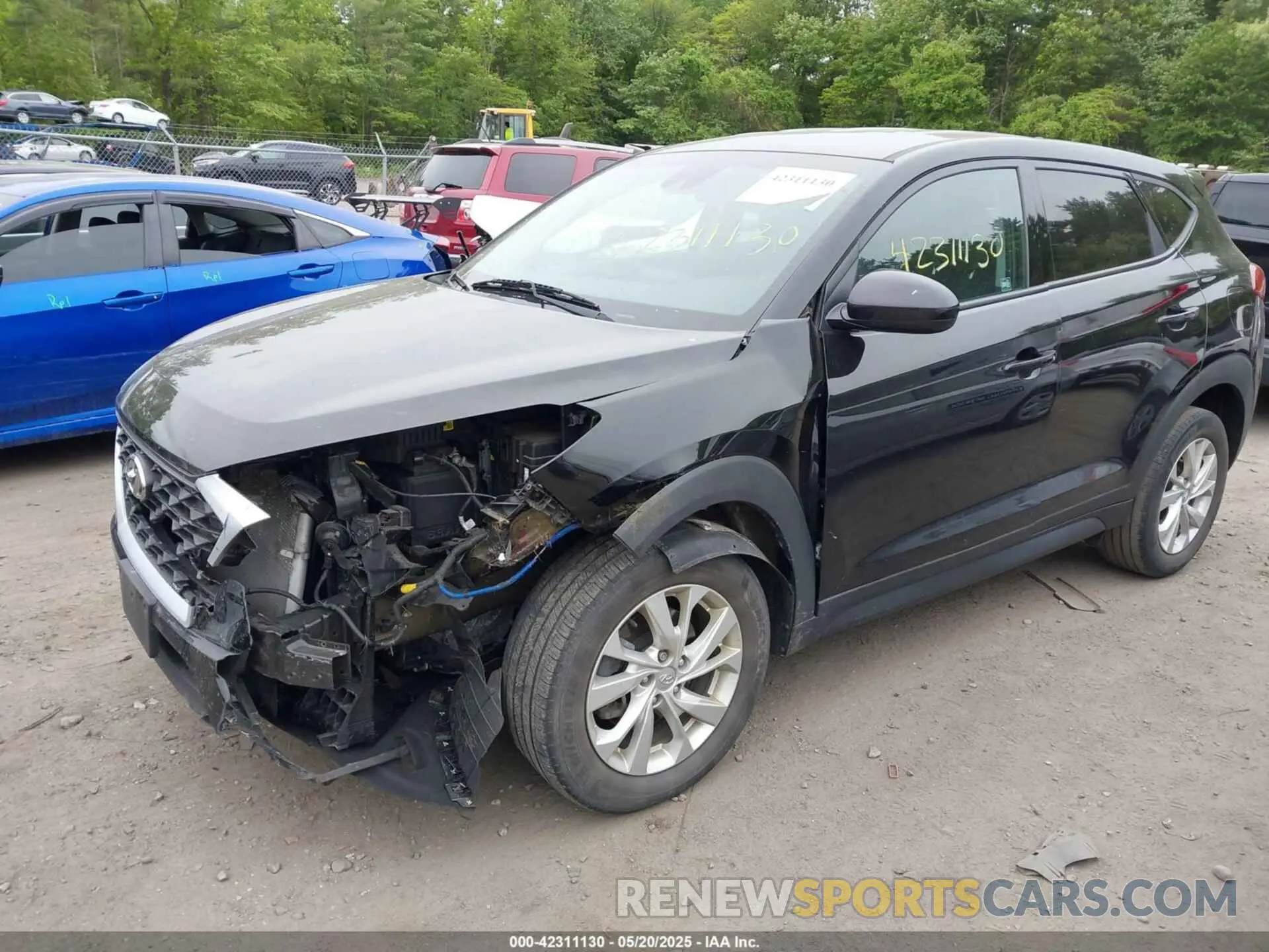 2 fotografías del automóvil dañado KM8J2CA44KU062266 HYUNDAI TUCSON 2019