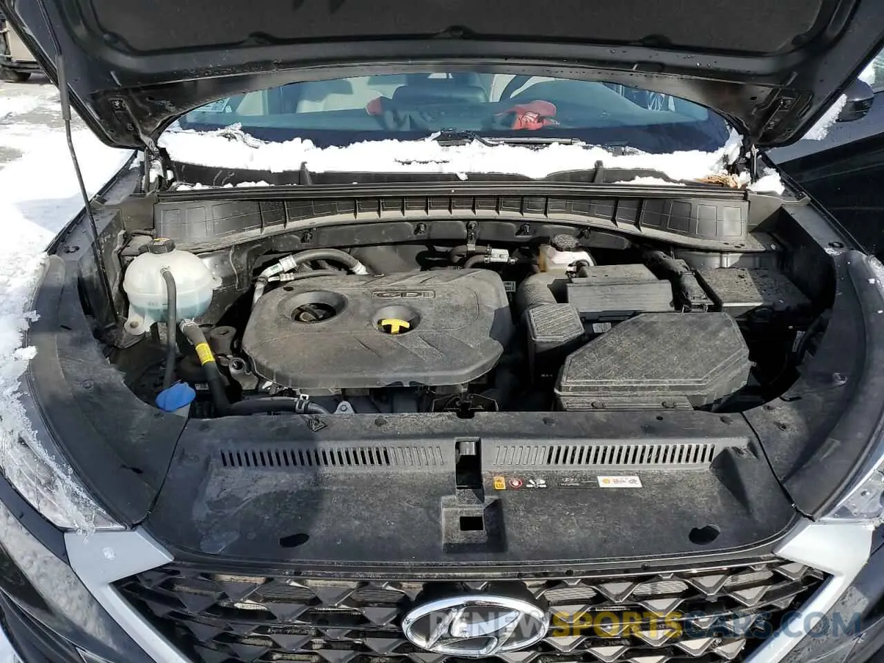 12 fotografías del automóvil dañado KM8J2CA44KU072991 HYUNDAI TUCSON 2019