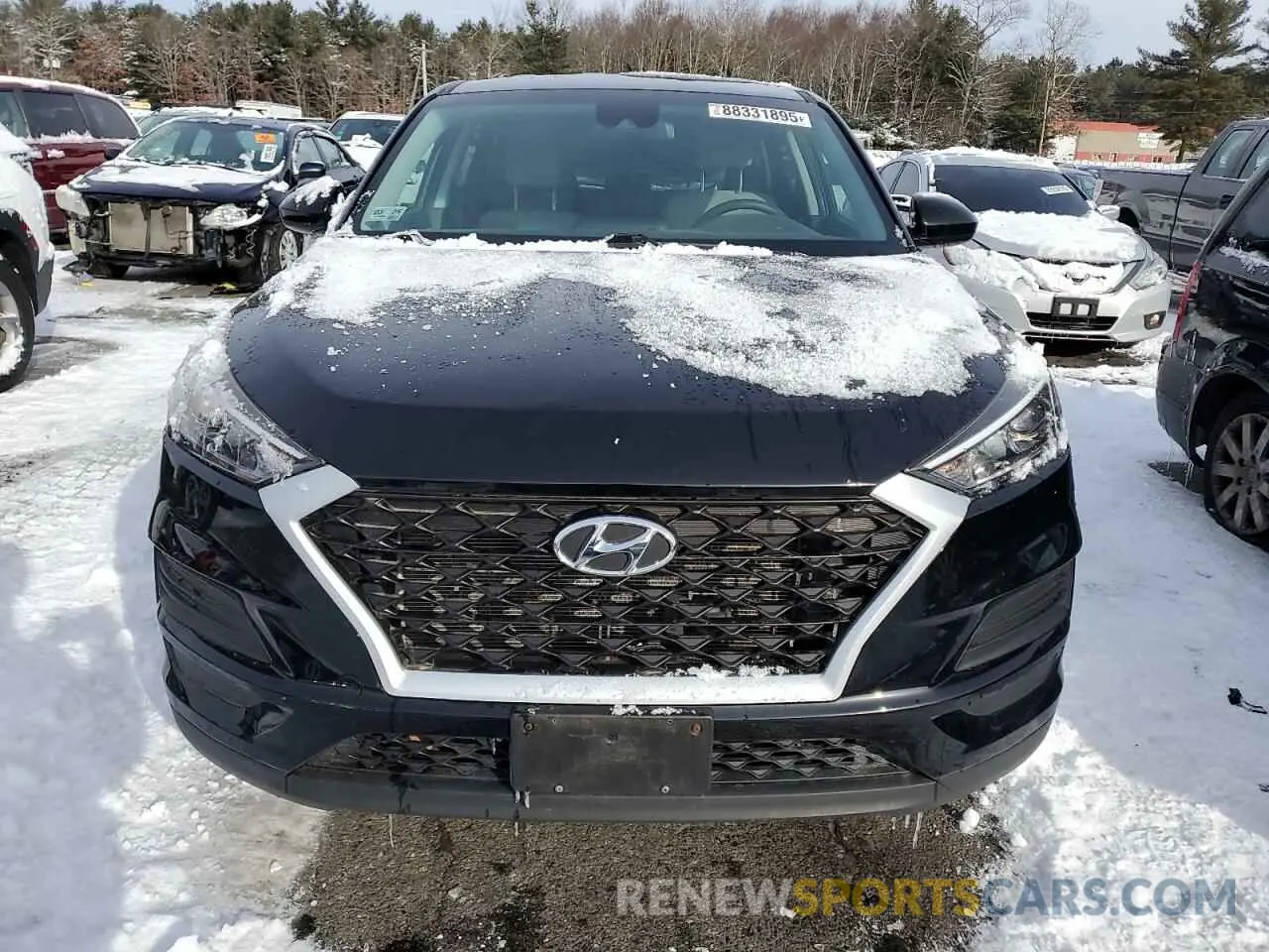5 fotografías del automóvil dañado KM8J2CA44KU072991 HYUNDAI TUCSON 2019