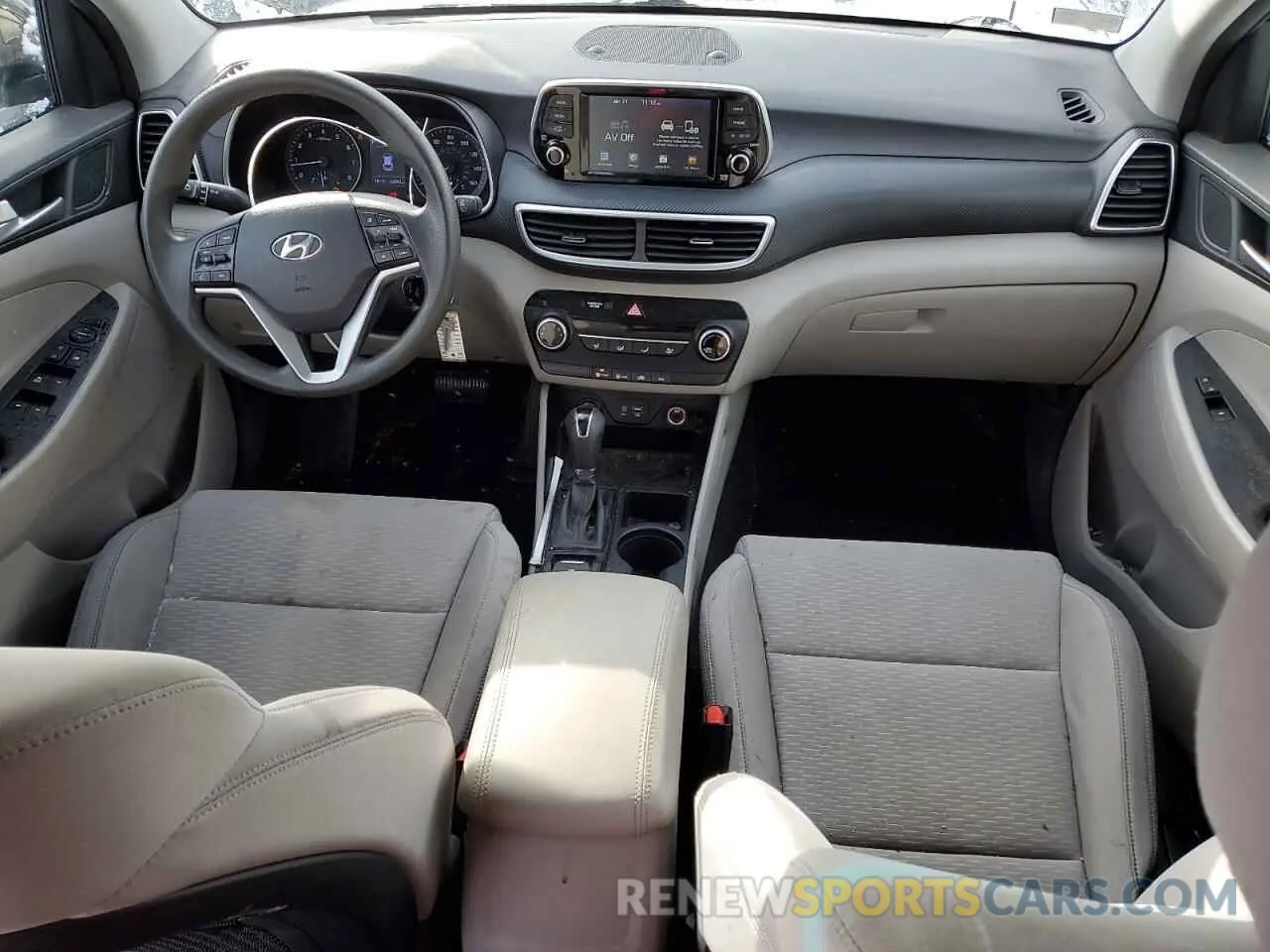 8 fotografías del automóvil dañado KM8J2CA44KU072991 HYUNDAI TUCSON 2019
