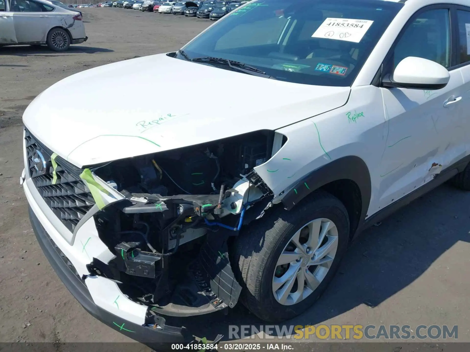 6 fotografías del automóvil dañado KM8J2CA44KU847421 HYUNDAI TUCSON 2019
