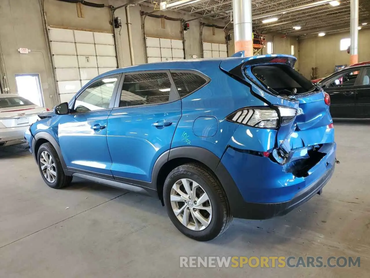 2 fotografías del automóvil dañado KM8J2CA44KU940049 HYUNDAI TUCSON 2019