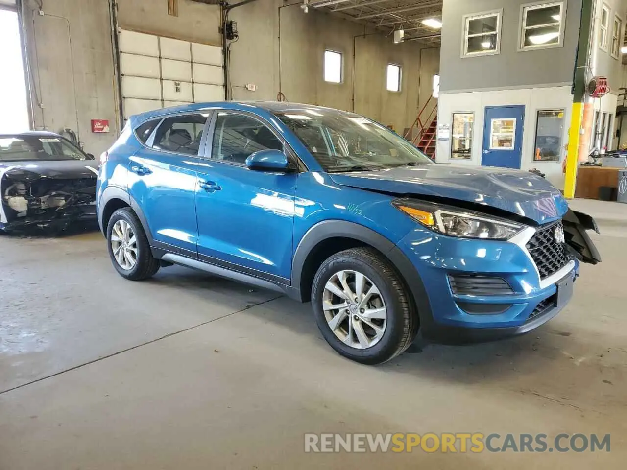 4 fotografías del automóvil dañado KM8J2CA44KU940049 HYUNDAI TUCSON 2019