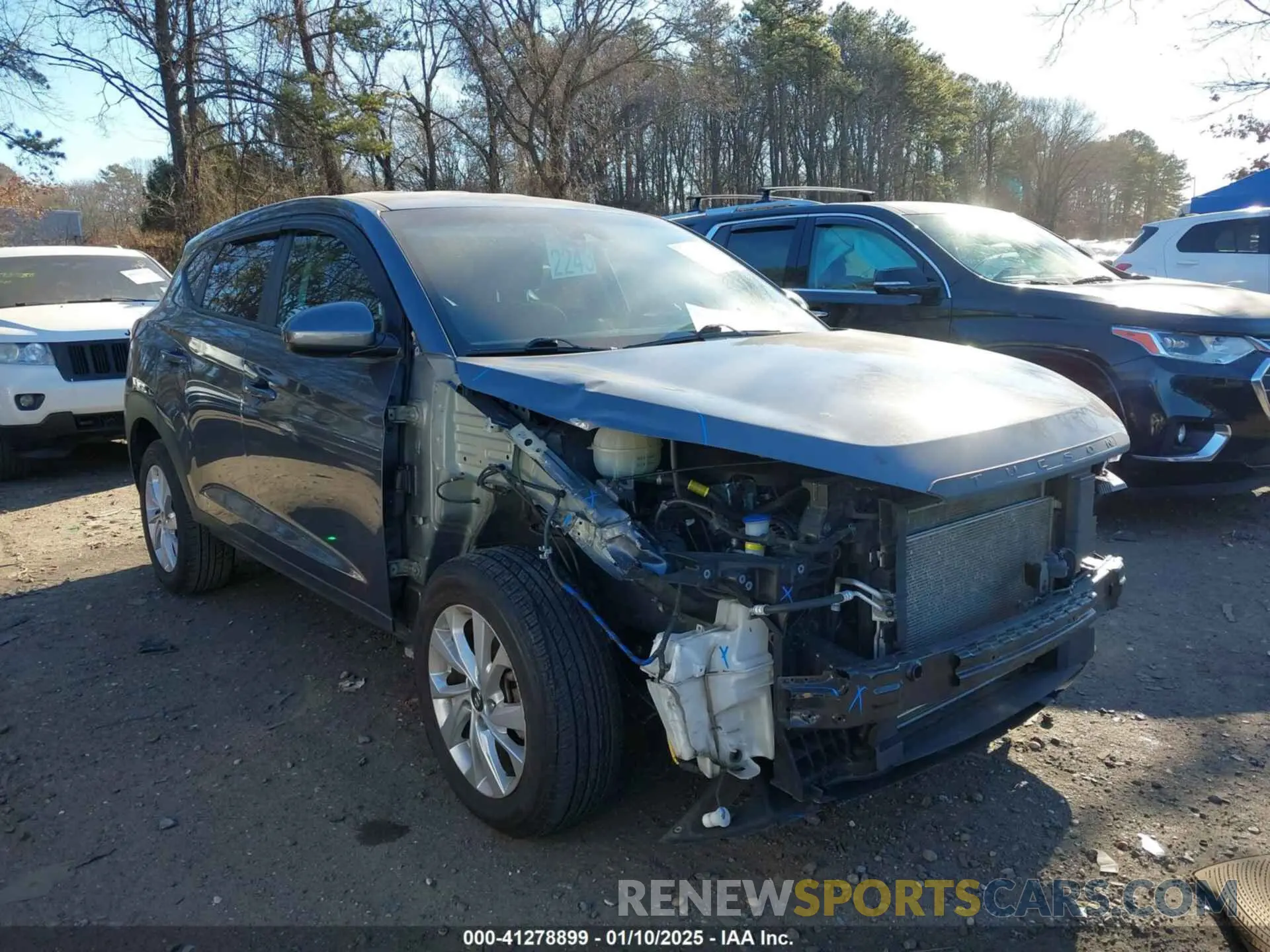 13 fotografías del automóvil dañado KM8J2CA45KU011066 HYUNDAI TUCSON 2019