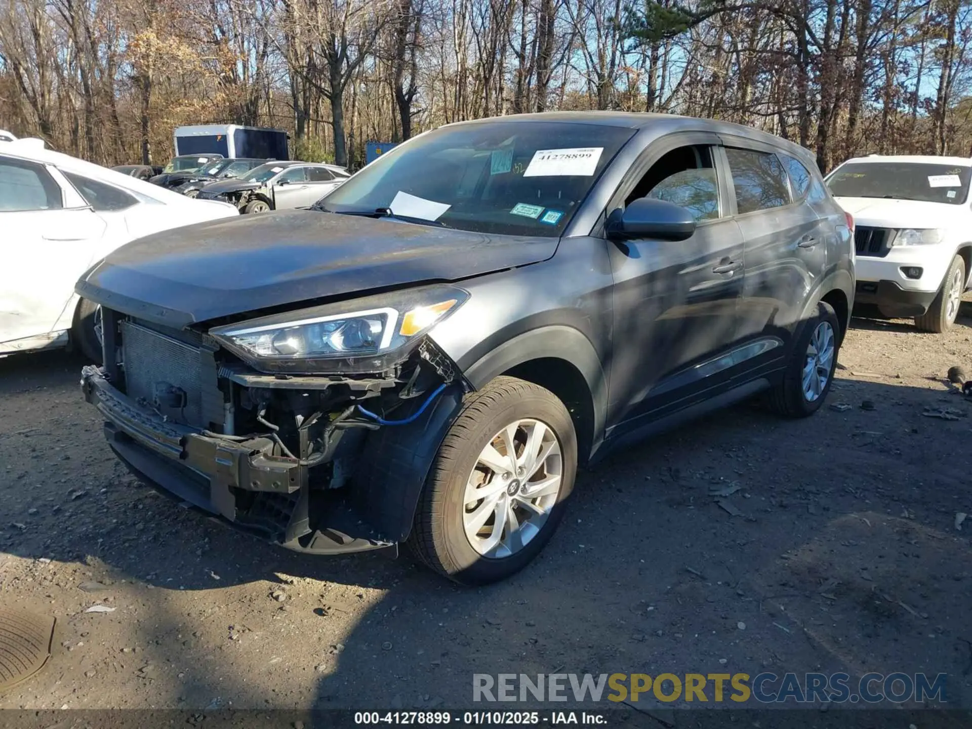 2 fotografías del automóvil dañado KM8J2CA45KU011066 HYUNDAI TUCSON 2019