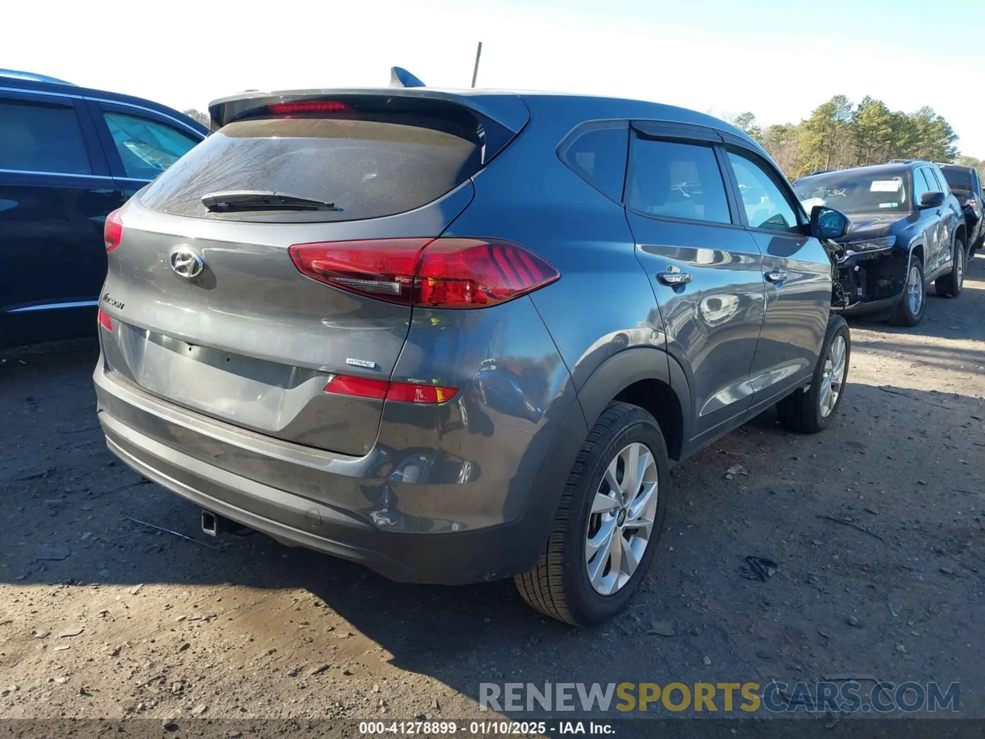 4 fotografías del automóvil dañado KM8J2CA45KU011066 HYUNDAI TUCSON 2019