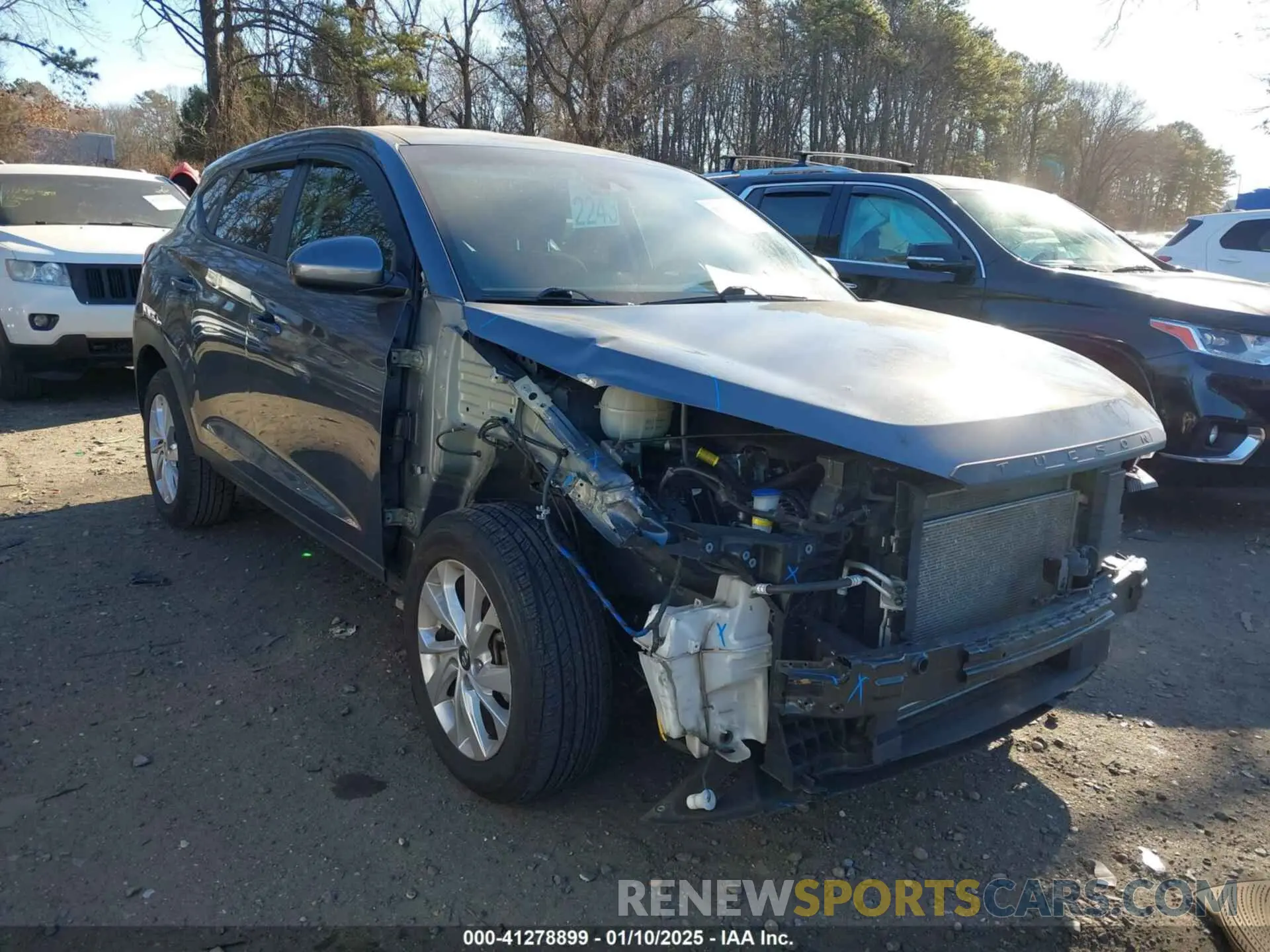 6 fotografías del automóvil dañado KM8J2CA45KU011066 HYUNDAI TUCSON 2019